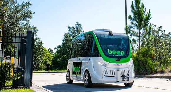 Se inaugura el primer Autobus no tripulado en Lake Nona.